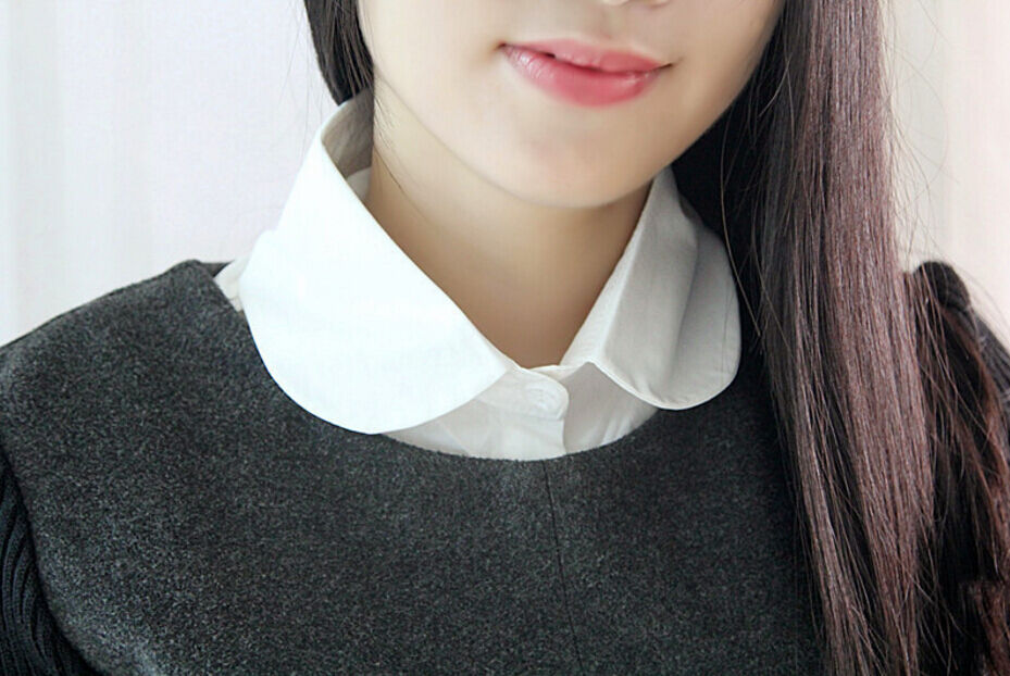 Choker Necklace Unisex Women Peter Pan Detachable Lapel Shirt Fake False Collar
