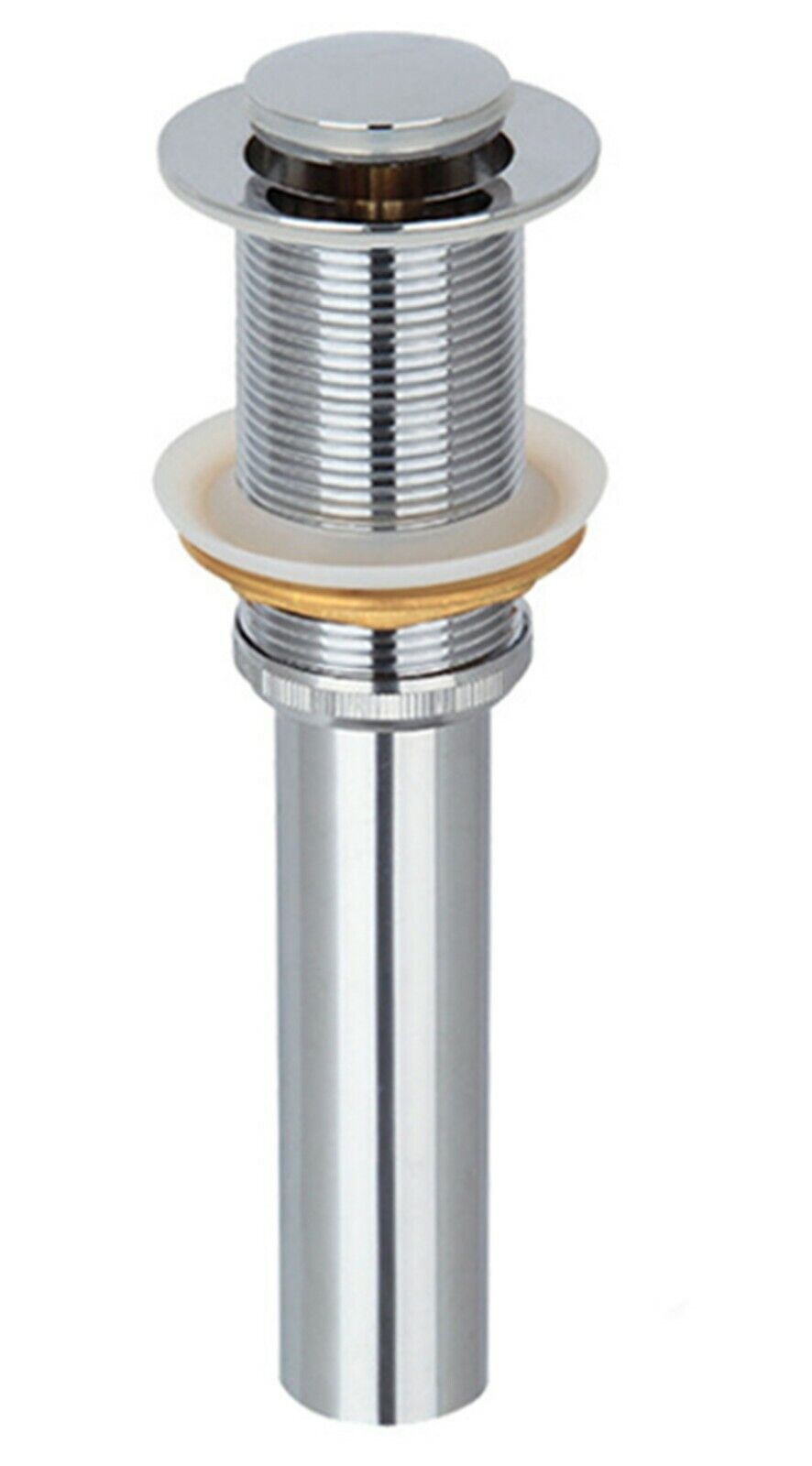 Pop-Up Drain Vessel Sink Waste Bathroom Basin Stopper Polished Chrome