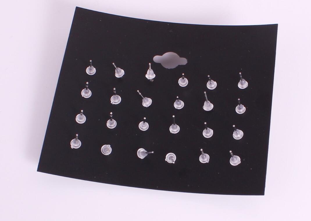 US Lot 4~12 Pairs Rhinestone Crystal Pearl Earrings Set Women Ear Stud Jewelry