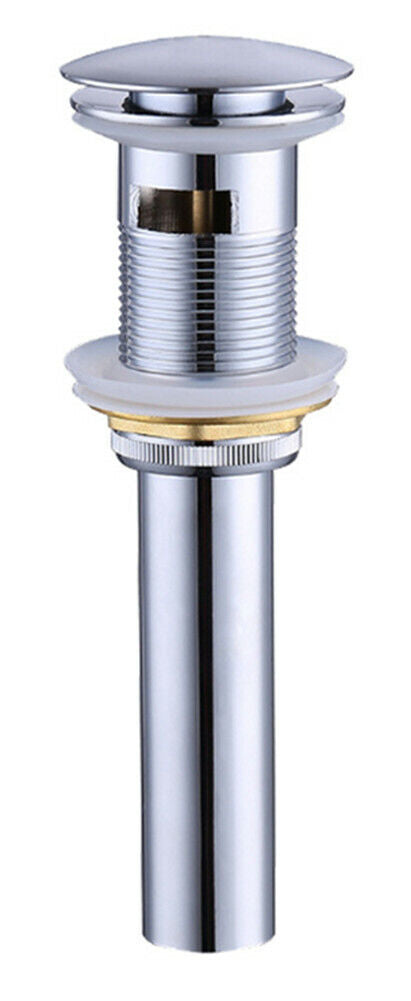 Pop-Up Drain Vessel Sink Waste Bathroom Basin Stopper Polished Chrome
