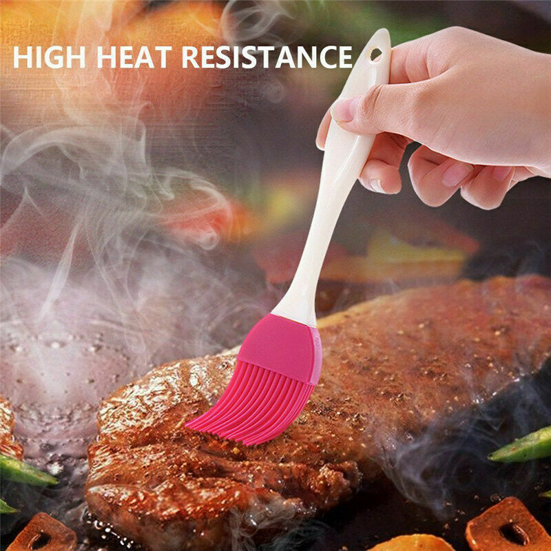 US 7~14 PCS Oil Brush Silicone Baking Pastry Cream For BBQ Basting Kitchen Party