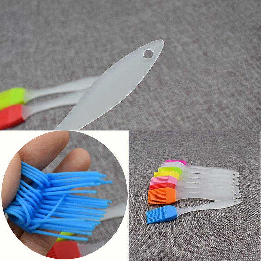 US 7~14 PCS Oil Brush Silicone Baking Pastry Cream For BBQ Basting Kitchen Party