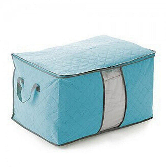 US Anti Dust Large Storage Bag Clothes Quilt Blanket Storage Sort Home Organizer