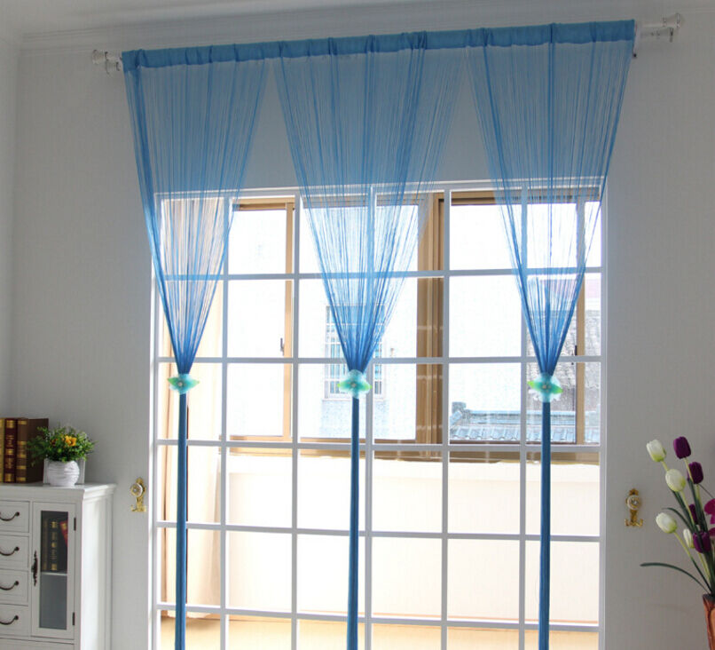 2 Pack Magik Line String Window Curtain Tassel Door Fringe Panel Room Divider