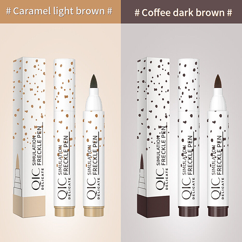 US 1-2Pc Faux Freckle Pen Natural Waterproof Longlasting Soft Dot Sunkissed Skin