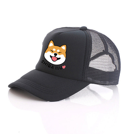 Shiba Inu Bulldog Baseball Trucker Golf Sports Adjustable Hats Hachiko Ball Caps