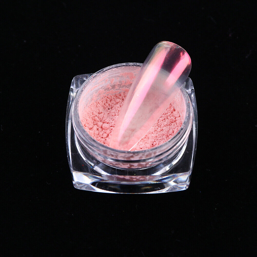 US Glitter Holographic Mirror Nail Art Powder Ultra-thin Aurora Mermaid Pigment