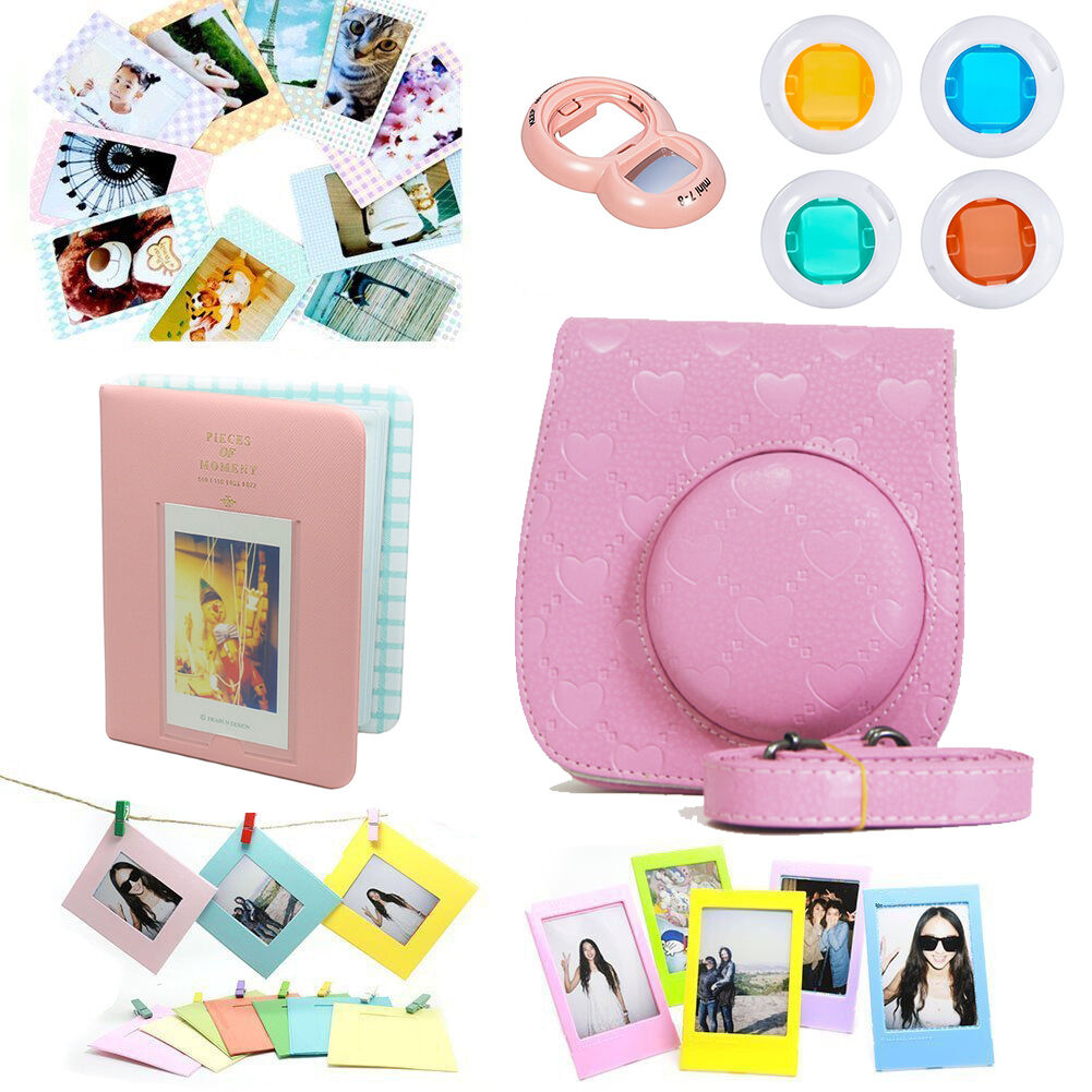 USA 7 in 1 Fujifilm Instax Mini 8 8+ 9 Instant Film Camera Accessories Bundles