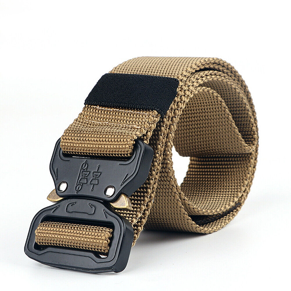 US Casual Military Tactical Belt Mens Army Combat Waistband Rescue Rigger Belts