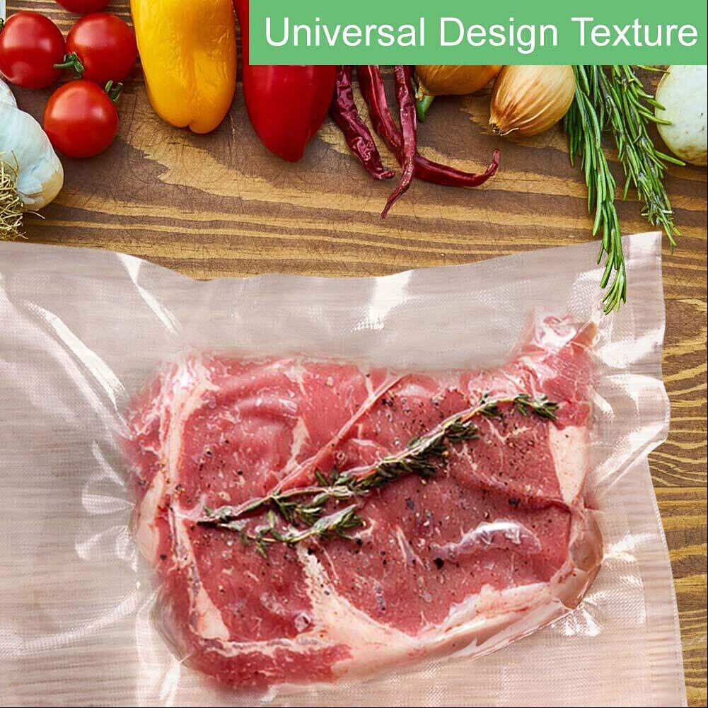 US 2 Rolls Food Vacuum Sealer Giant 8"x50" 11"x50" Food Saver Embossed Bag 4 Mil