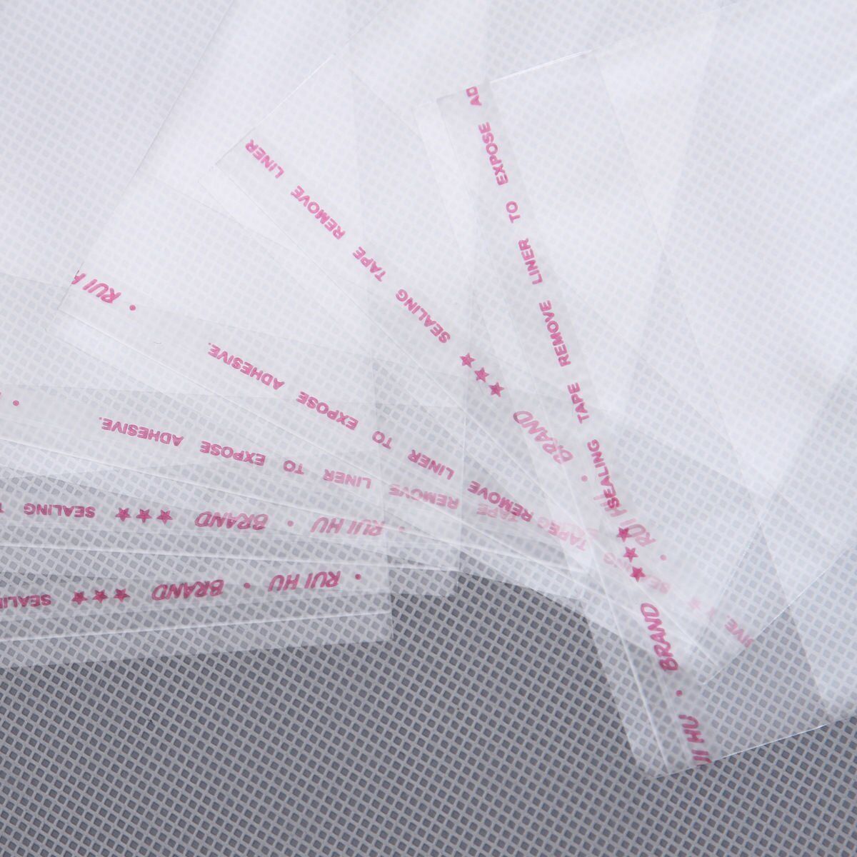 Multi-purpose Self Adhesive Clear Plastic Bag (Various Sizes)