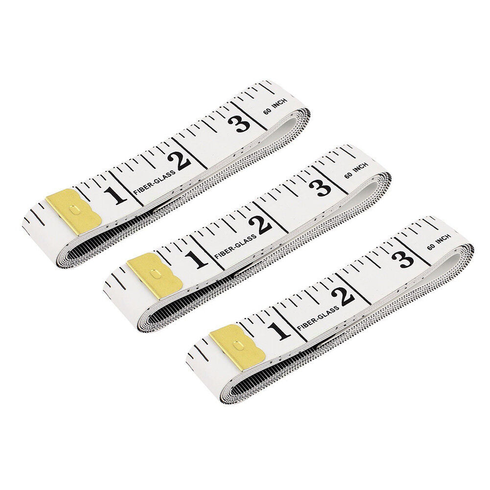 60''~120''/1.5~3M Tailor Seamstress Cloth Body Ruler Tape Measure Sewing Cloth