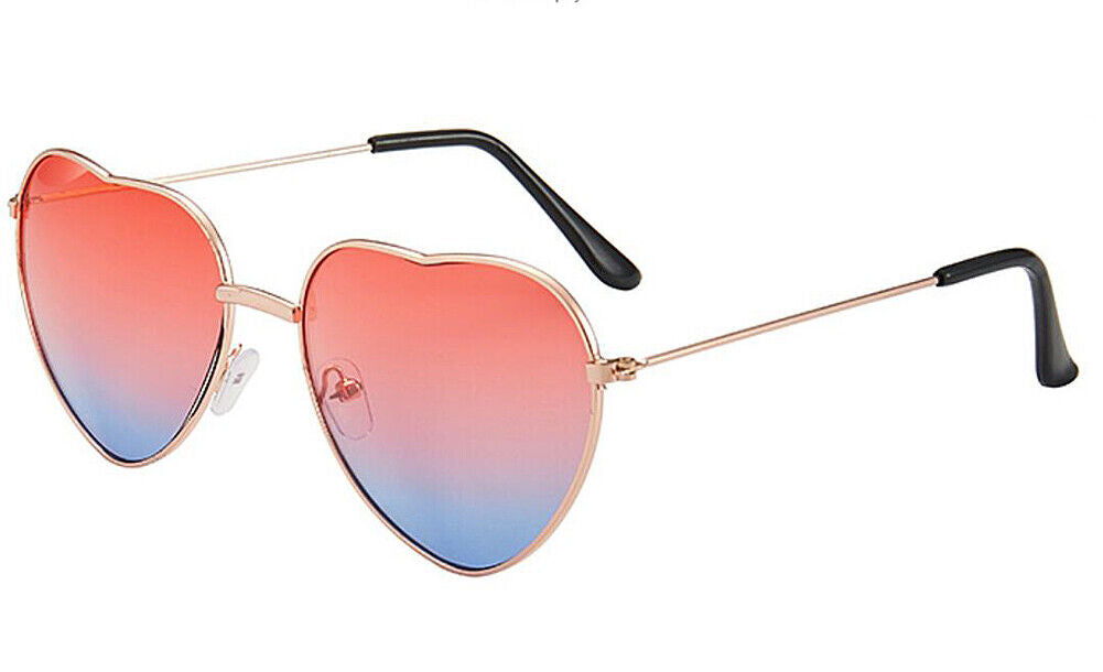 US Women Lovely Heart Shape Sunglasses Halloween Cat Eye Retro Sun Glasses UV400