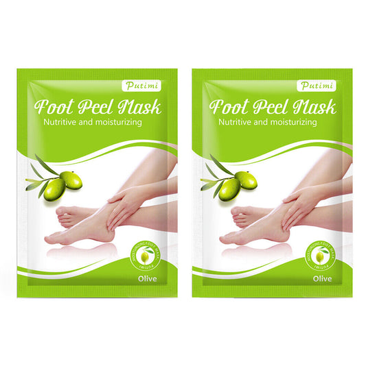 US 2-4 Pairs Foot Peeling Mask Baby Soft Cracked Heels Remove Dead Skin Calluses