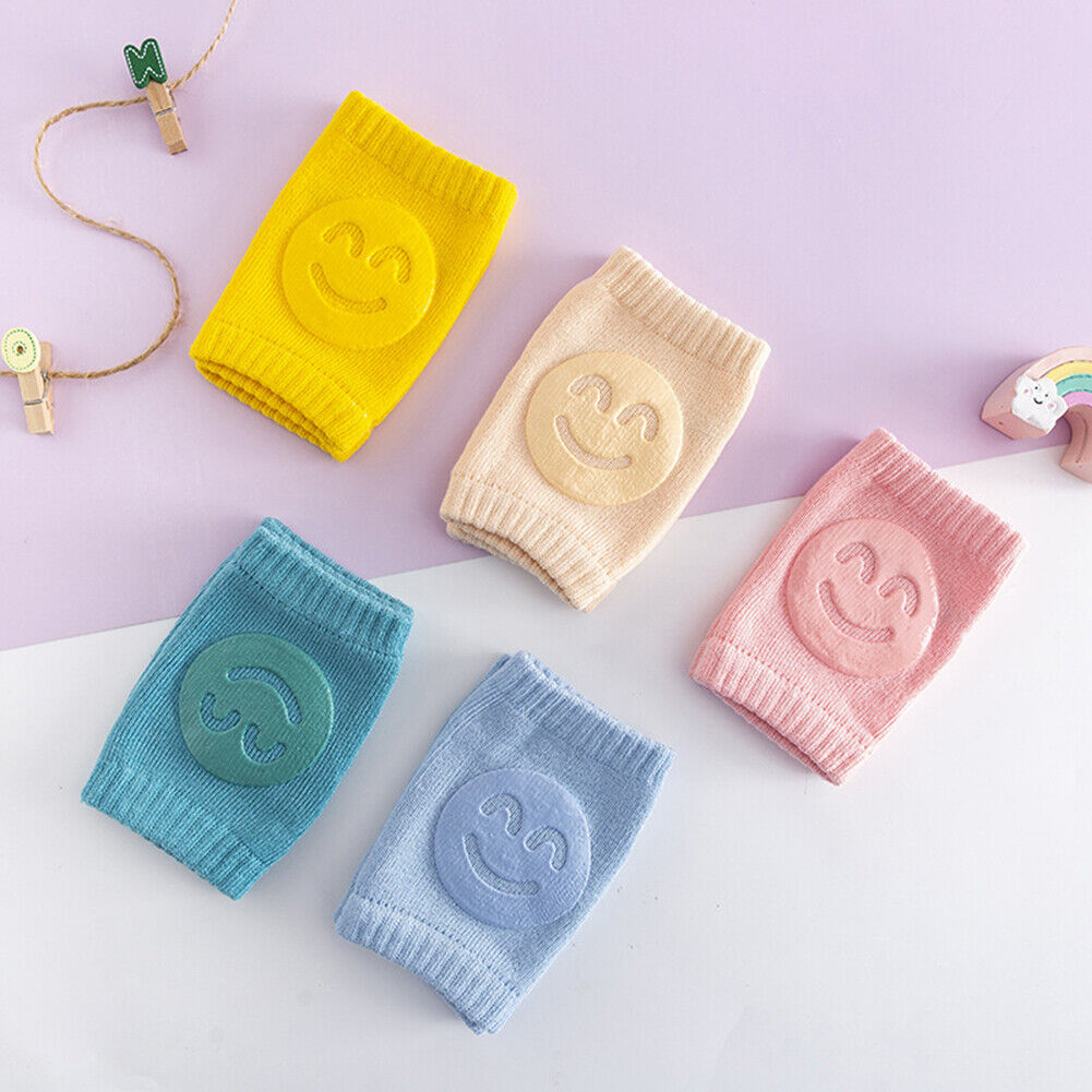 US 5~10 Pairs Baby Kids Crawling Knee Pads Safety Anti-slip Leg Elbow Protectors