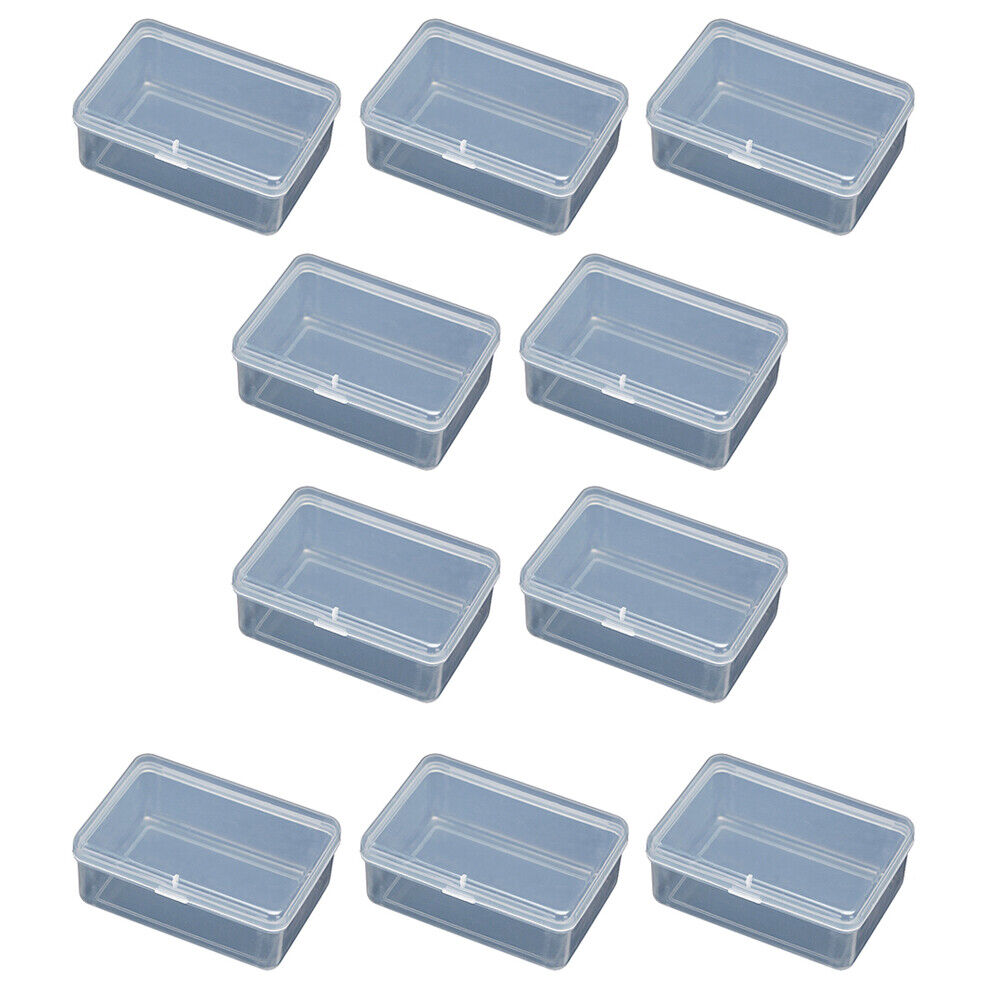 US 10-20 Small Plastic Storage Container Organizer Coins Screws Jewelry Mini Box