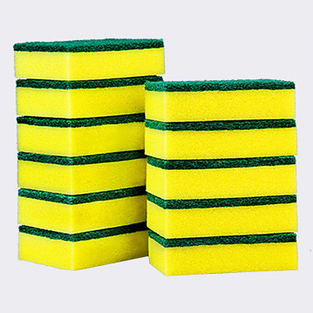 10~20PCS Sponge Eraser Cleaning Pads Dish Washing Stains Removing Kitchen