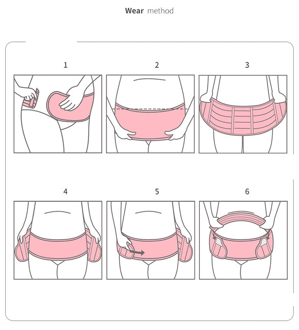 US Maternity Belt Pregnancy Support Waist Back Abdomen Prenatal Belly Band Brace