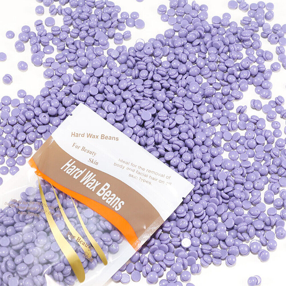 200g Natural Hard Wax Beans Beads for Painless Body Hair Removal Waxing Warmer