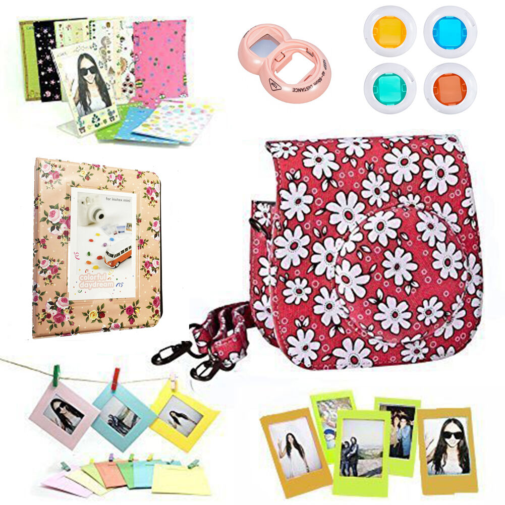 USA 7 in 1 Fujifilm Instax Mini 8 8+ 9 Instant Film Camera Accessories Bundles