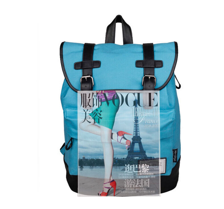 [HotStyle City Outdoor] 924s Retro Canvas Laptop Rucksack Backpack (19L)