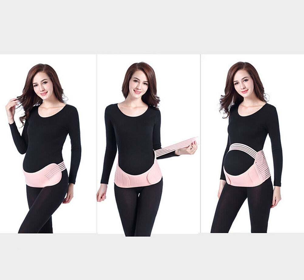 US Maternity Belt Pregnancy Support Waist Back Abdomen Prenatal Belly Band Brace