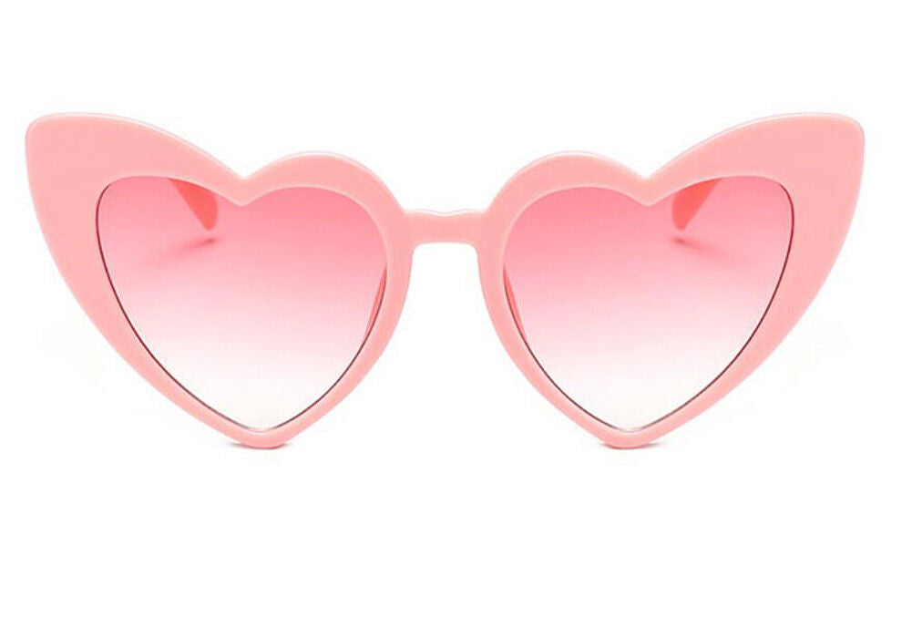 US Women Lovely Heart Shape Sunglasses Halloween Cat Eye Retro Sun Glasses UV400