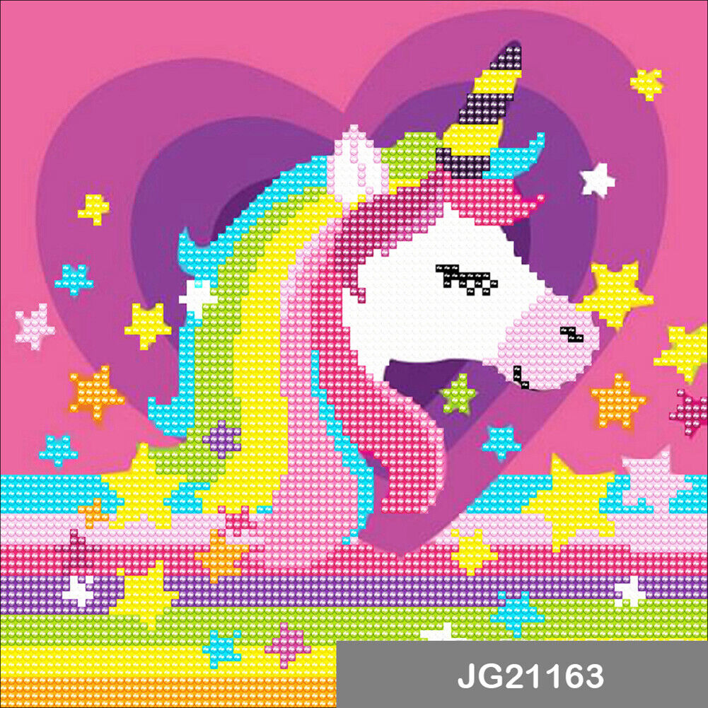 US DIY 5D Diamond Painting Unicorn Embroidery Art Decor Cross Stitch Kits Gifts