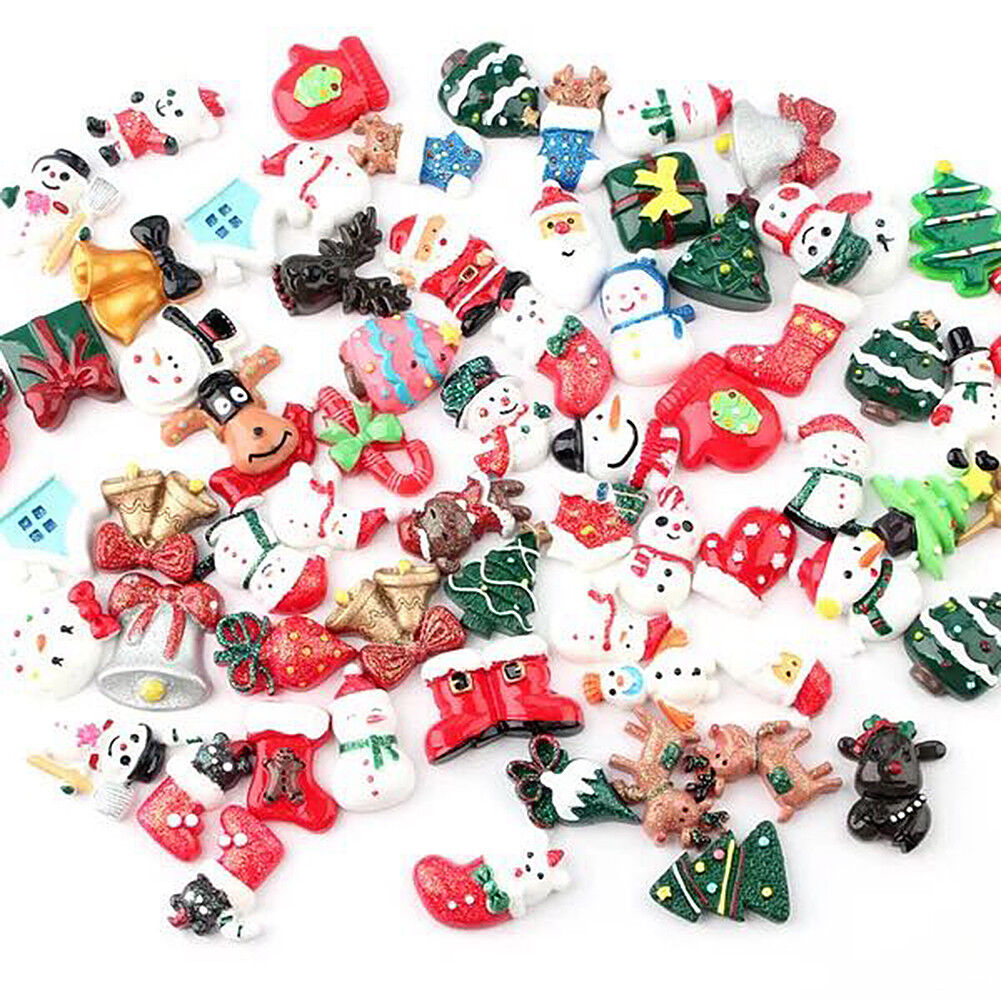 US 15~100 Pc Slime Bread Candy Unicorn Resin Flat Back Scrapbooking Charms DIY