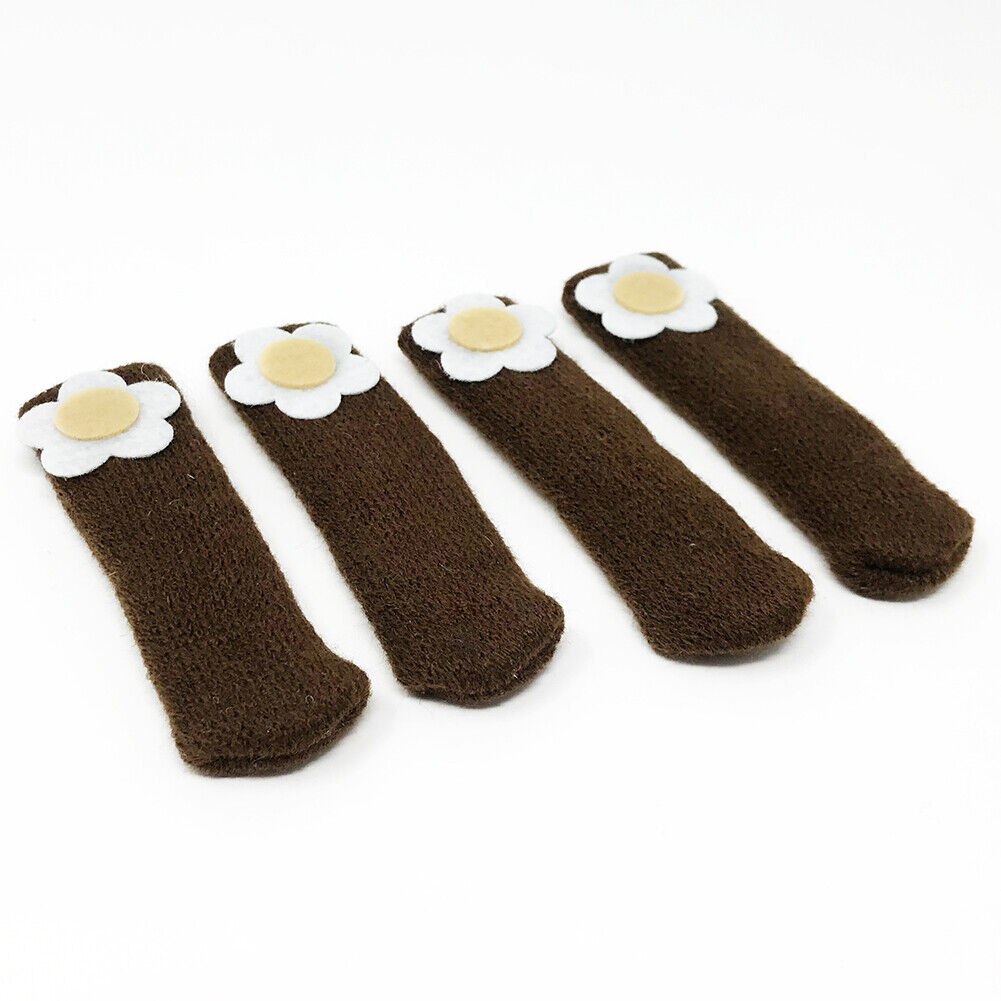 24 Pack Cat Paw Flower Bear Table Chair Foot Doorknob Floor Protector Sleeves US