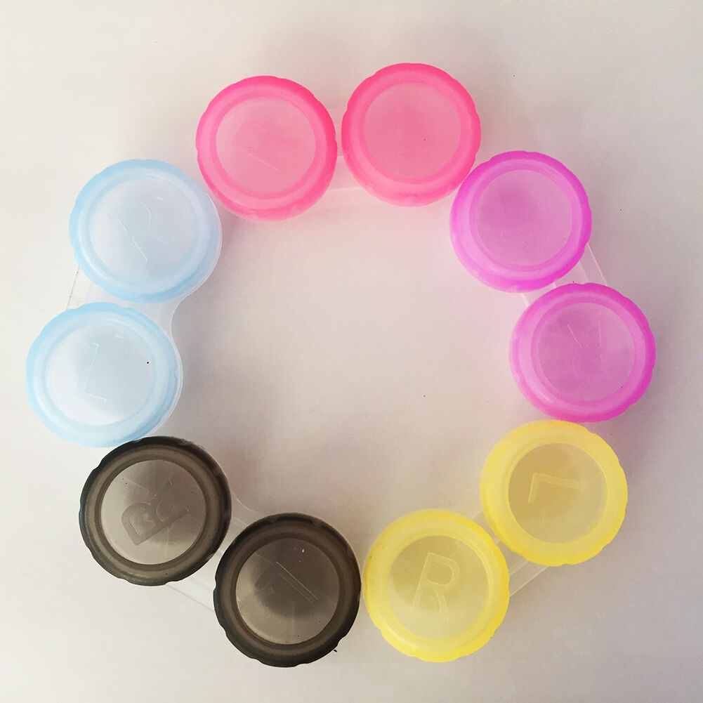 Colourful Contact Lens Box Holder Container Case Soak Storage Eyecare Kit GYL564