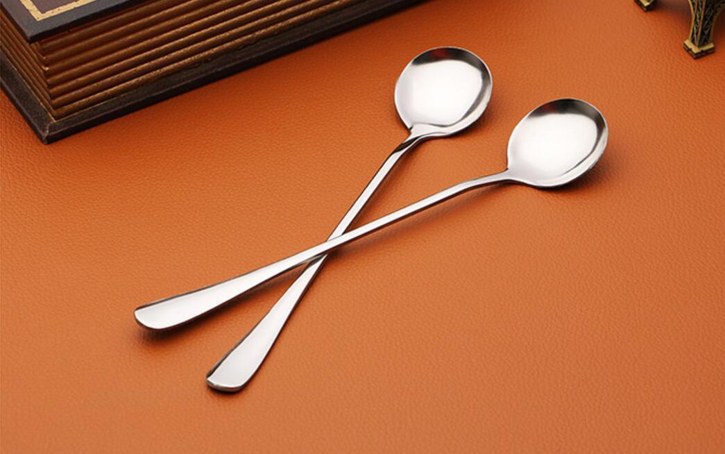 10 Pack Magik Long Handle Stainless Steel Mixing Ice Cream Coffee Spoon Set