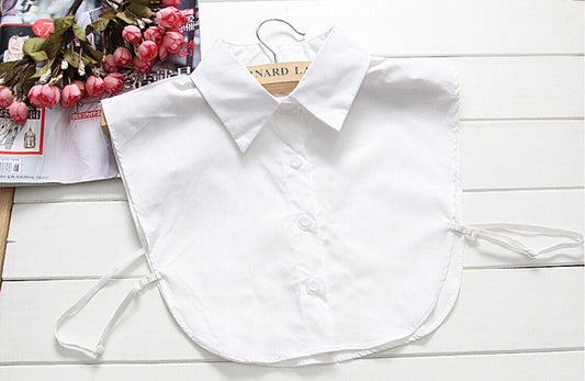 Choker Necklace Unisex Women Peter Pan Detachable Lapel Shirt Fake False Collar
