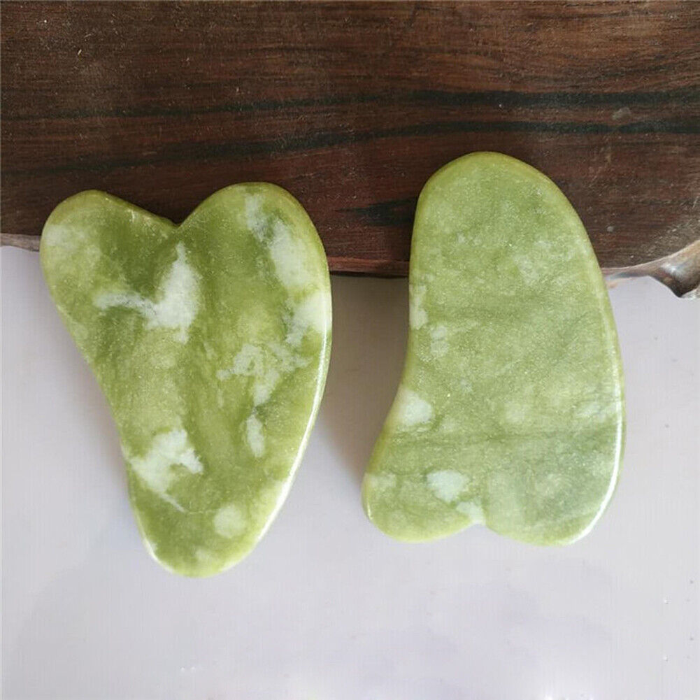 1-3 Pack Jade Roller Face Body Eye Kit Gua Sha Massager Tool Anti Aging Wrinkle