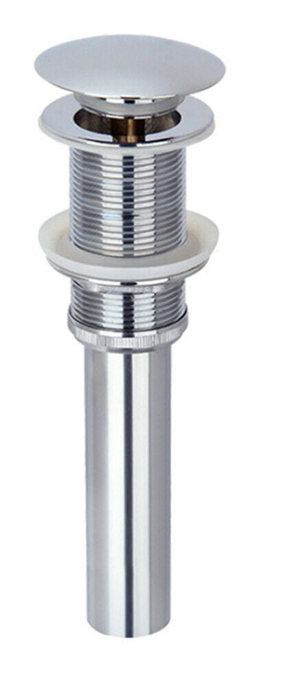 Pop-Up Drain Vessel Sink Waste Bathroom Basin Stopper Polished Chrome
