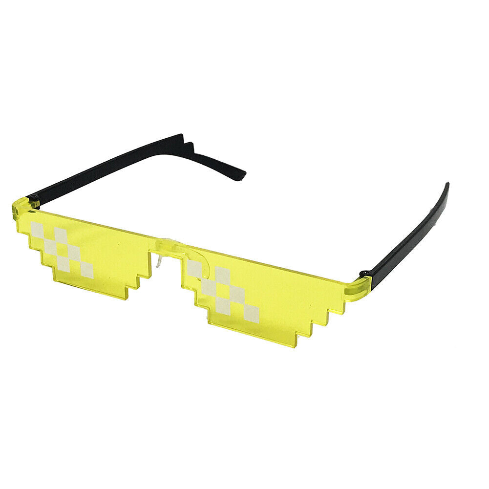 Thug Life Glasses Deal With It Sunglasses MLG Eyewear Unisex Meme Cool 8 Bit