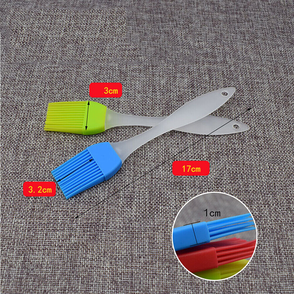 US 7~14 PCS Oil Brush Silicone Baking Pastry Cream For BBQ Basting Kitchen Party