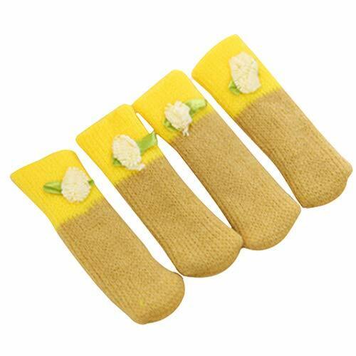 24 Pack Cat Paw Flower Bear Table Chair Foot Doorknob Floor Protector Sleeves US