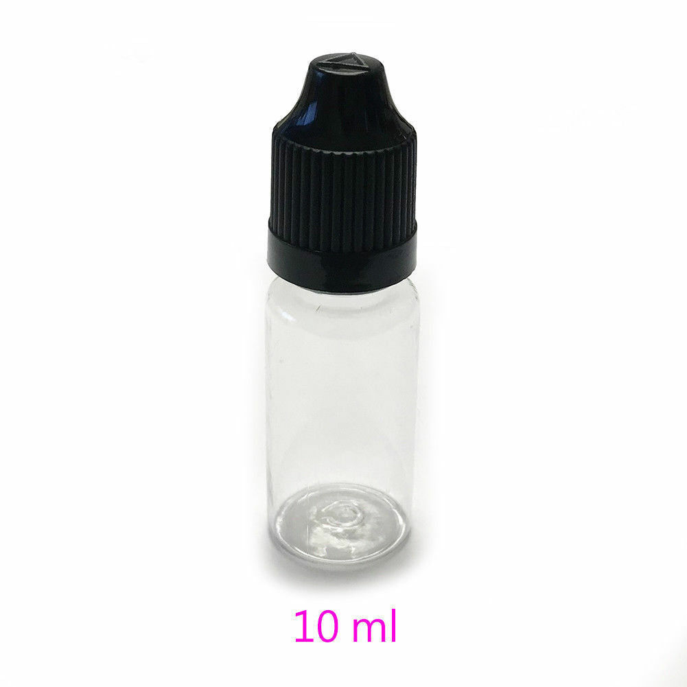 US 10~50ml Lot PET Dropper Plastic Bottle for Liquid Eye Drop Paints Essence Oil