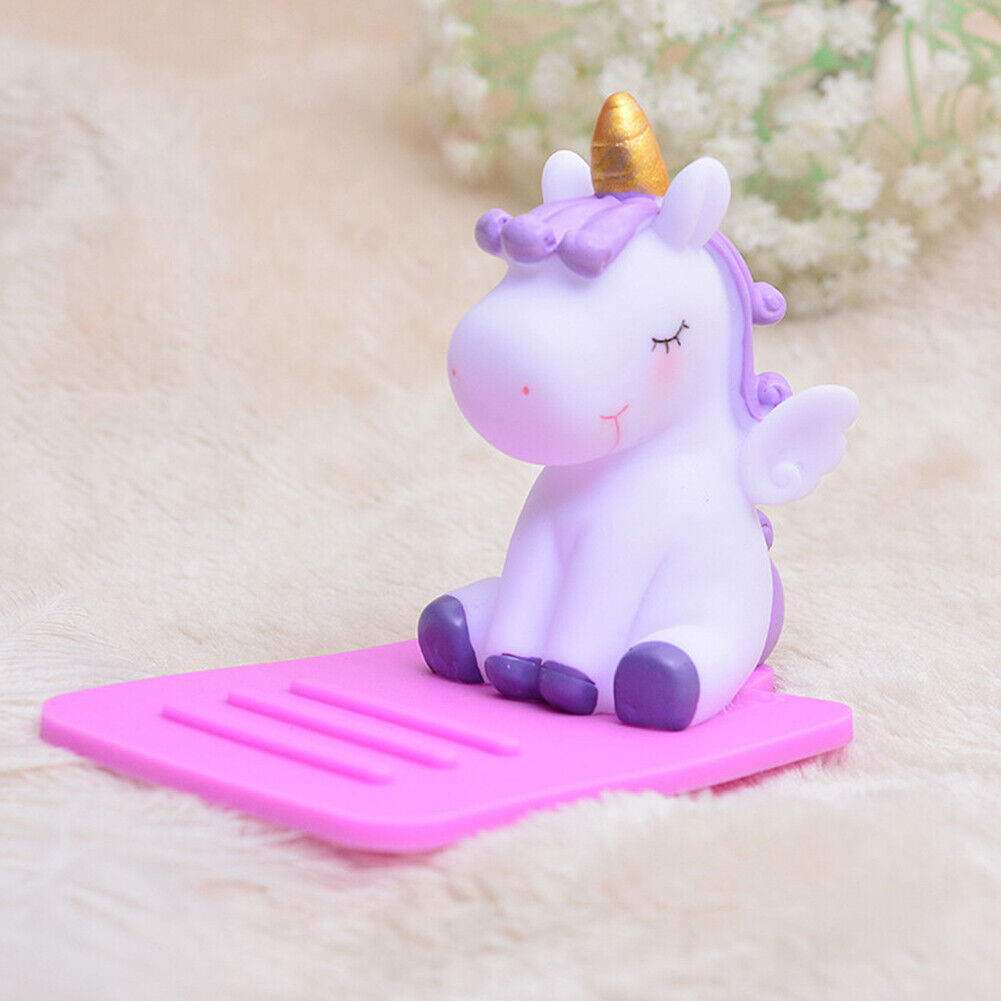 US Cute Unicorn Phone Stand Anti slip Car Table Phone Tablet Holder Bracket