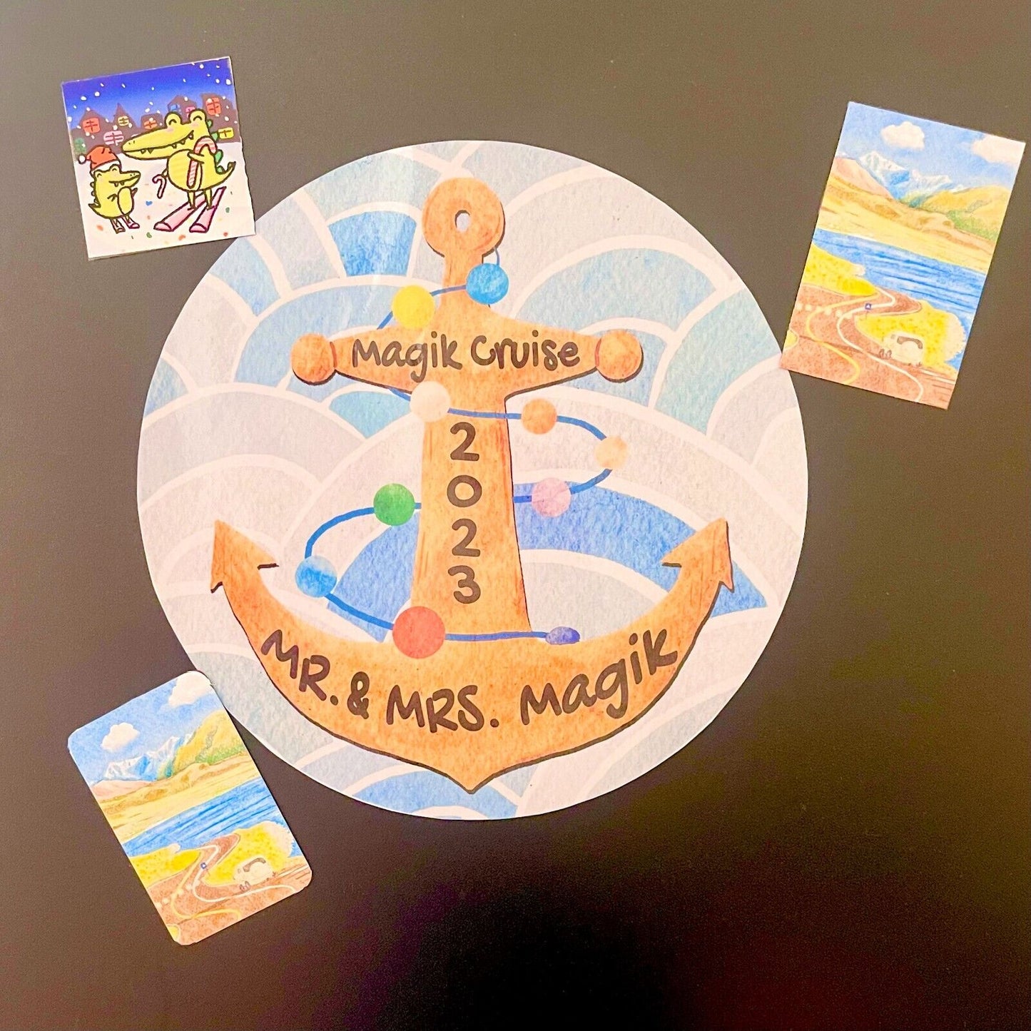 US Customize Cruise Magnet Decoration Stateroom Door Cruise Carnival 8" Fridge