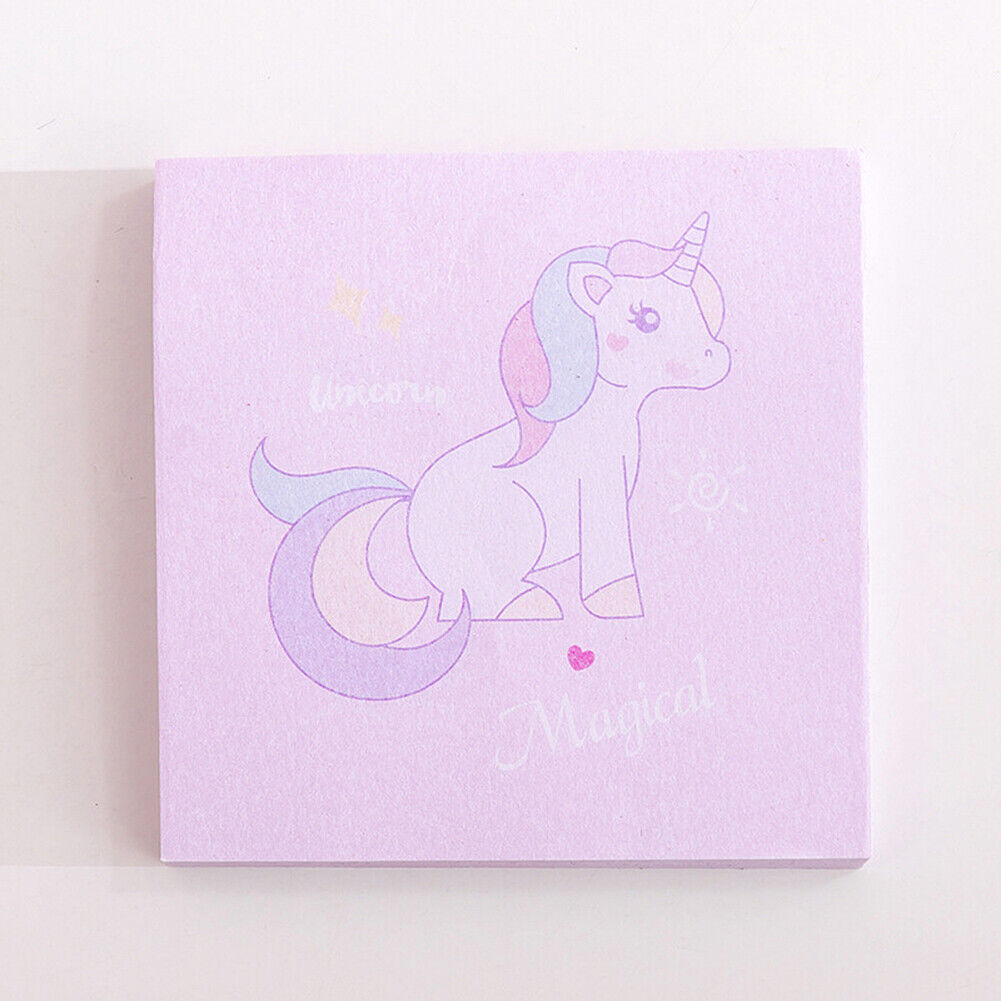 120 Sheet/4 Pads Sticky Notes Self-Adhesive Notes Notepads Post Writing Unicorn