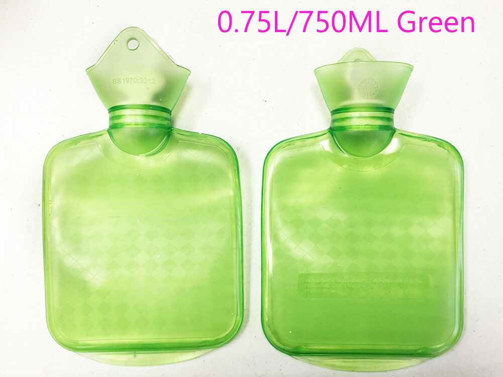 0.75L/750ML~1.0L/1000 ML PVC Rubber HOT WATER BOTTLE Bag WARM Heat/Cold Therapy