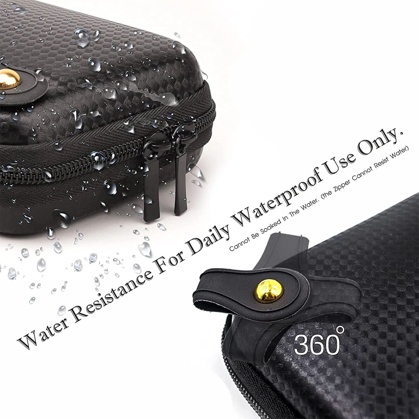 US 1-2 Pack Hard Shell Organizer Case Hard Drive USB Cable Charger Bag Travel