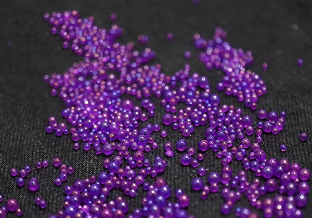 Mini Bubble Beads 3D Nail Art Drop Decoration Manicure 1-3mm Mixed Mermaid Color