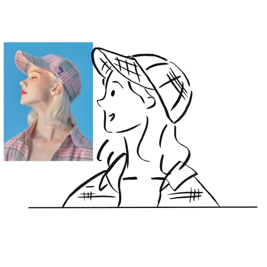 Custom Normcore Drawing Line Drawing From Photo Profile Picture Digital Delivery
