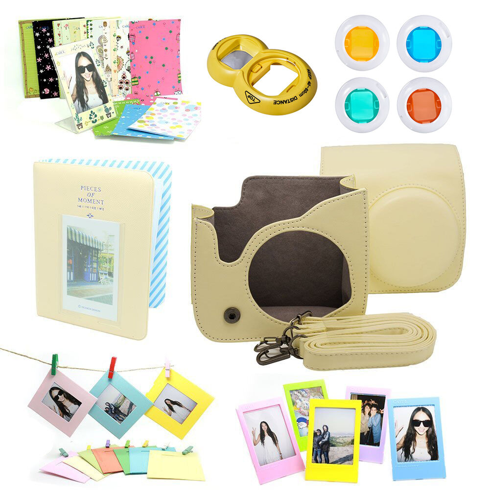 USA 7 in 1 Fujifilm Instax Mini 8 8+ 9 Instant Film Camera Accessories Bundles