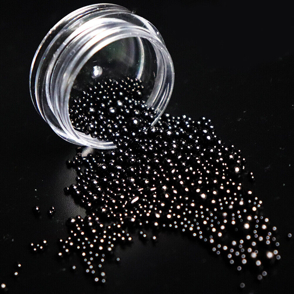 Mini Bubble Beads 3D Nail Art Drop Decoration Manicure 1-3mm Mixed Mermaid Color