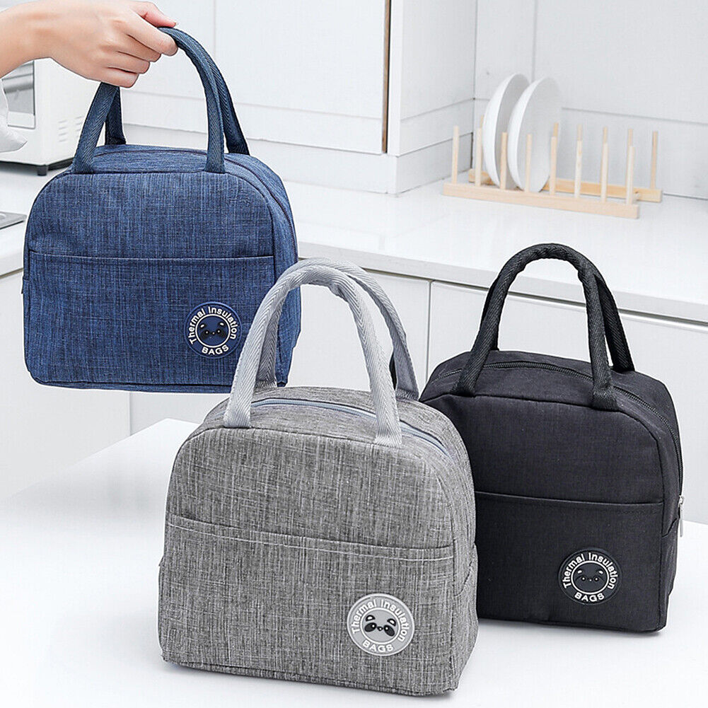 US Portable Insulated Lunch Bag Bento Box Cooler Tote for Kids Adult Men Women