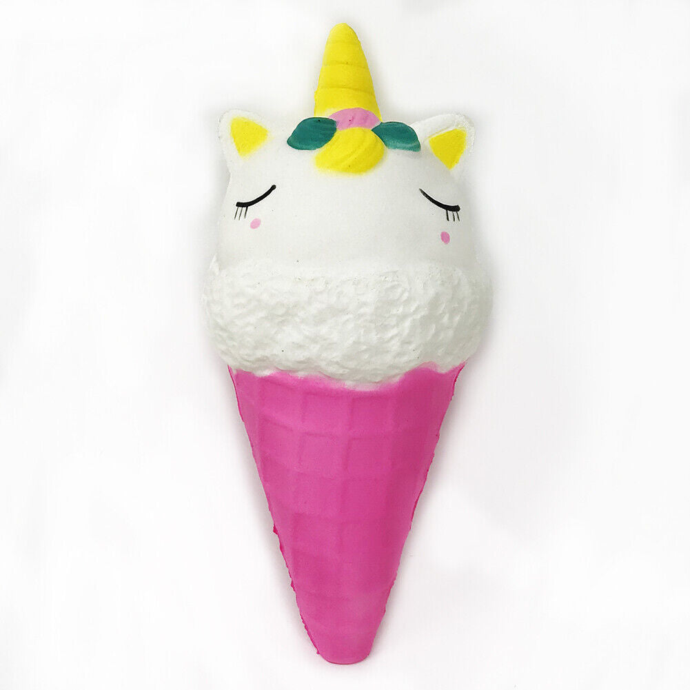 Jumbo Scented Icecream Unicorn Slow Rising Squishies Squeeze Stress Relieve Toys